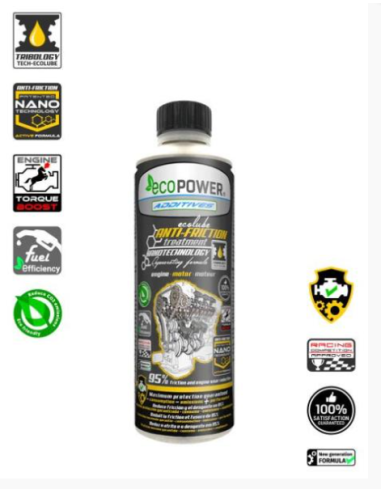 EcoPower Aditivo Antifricción 250 ml - Reduce Desgaste y Mejora Rendimiento