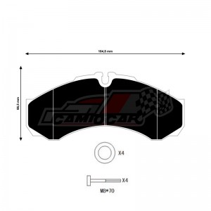 Pastillas de freno Truckline 29121 Iveco Daily I y II