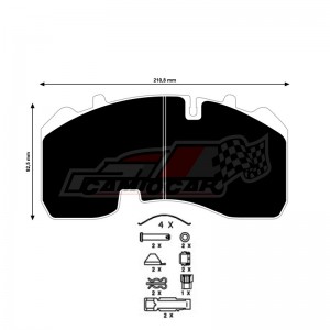 Pastillas de Freno para BPW - Truckline 29165