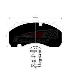 Pastillas de Freno para BPW - Truckline 29167