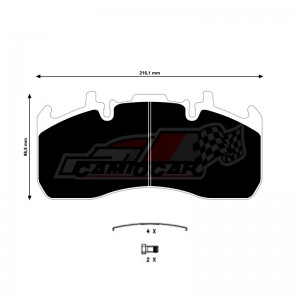 Pastillas de Freno para Volvo FL y Renault Midlum - Truckline 29173