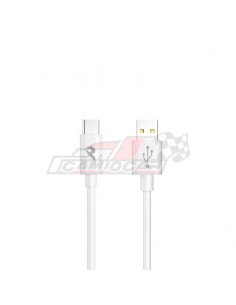 Cable USB 2.0 a Tipo C 3A 1m Blanco