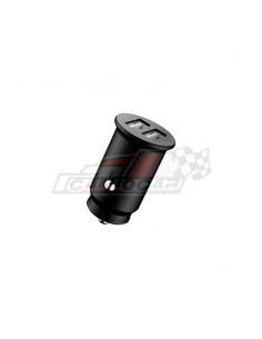 Cargador de Coche 2xUSB 5V 2.4A Negro